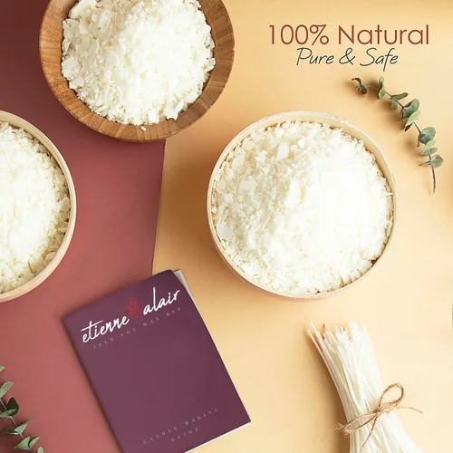 Miniatura 3 de Etienne Alair Cera de Vela de Soja Orgánica para Hacer Velas, 10 libras de Suministros Naturales para Hacer Velas, Sin Cera de Abeja, Sin Parafina