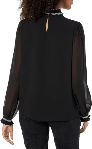 Miniatura 2 de Karl Lagerfeld Paris Blusa de cuello alto para mujer