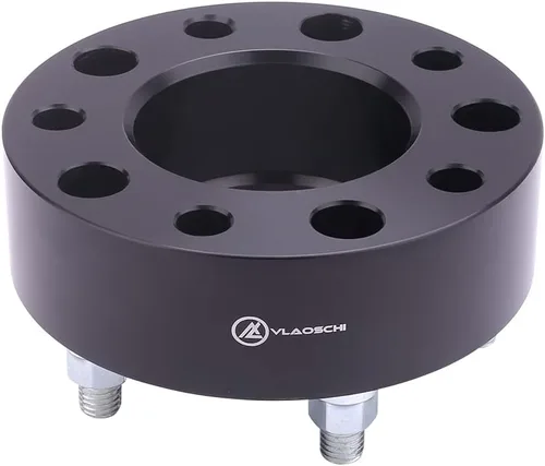 Miniatura 7 de Espaciadores de rueda centrados en el cubo forjados negros 5x115 de 2 pulgadas con pernos 14x1.5 de 71.5mm de diámetro de orificio del cubo