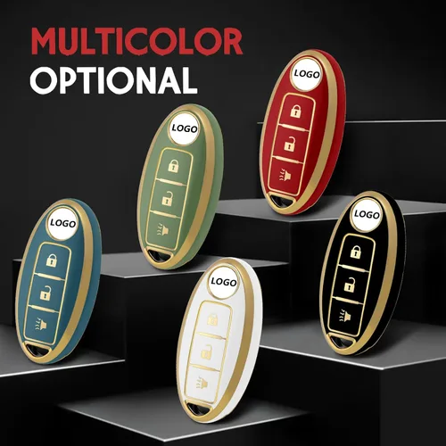 Miniatura 7 de Funda para llavero Infiniti de 3 botones, protección de TPU suave, compatible con Nissan Armada Murano Rogue Maxima Altima Sedan Pathfinder KR5S