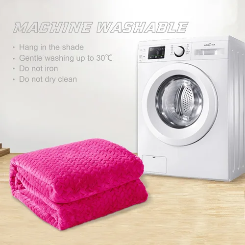 Miniatura 8 de Exclusivo Mezcla Manta de Vellón Tamaño King para Cama, 90x104 Pulgadas Mantas de Franela Jacquard Suaves y Acogedoras, Ligeras Afelpadas Cálidas
