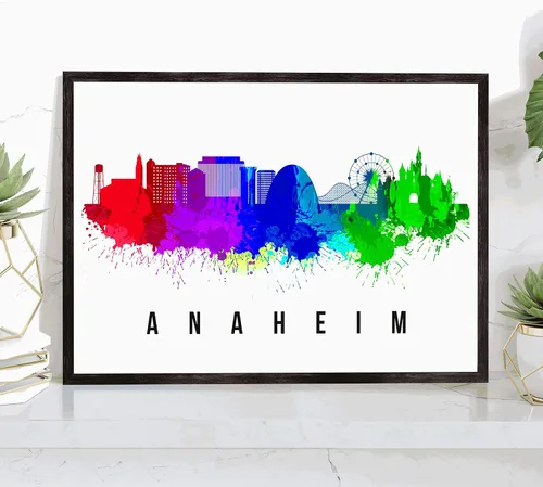 Miniatura 34 de Pera Print Rochester Skyline New York Póster, pintura de paisaje urbano de Nueva York, impresión de paisaje urbano y monumentos, arte de pared