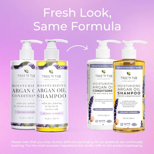 Miniatura 6 de Tree To Tub Champú y acondicionador de lavanda para cabello seco, cuero cabelludo seco, encrespamiento, champú y acondicionador hidratante de aceite