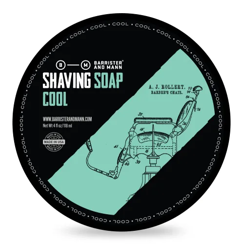 Miniatura 4 de Jabón de afeitar Barrister y Mann - Espuma densa, rica y cremosa Jabón de afeitar en barra de sebo Notas de mora, madera, abeto bálsamo, vetiver