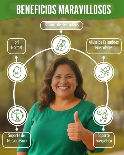 Miniatura 4 de Naturalslim Kadsorb - Citrato de potasio natural - Apoya el equilibrio de electrolitos y el pH normal, sin OMG y sin gluten, suplemento de potasio