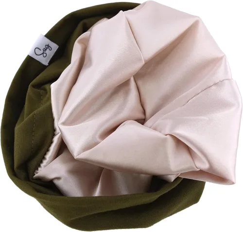 Miniatura 125 de Gorro de punto para recién nacido, para niños y niñas, con forro de satén sedoso, gorro para niños pequeños
