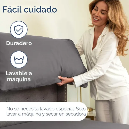 Miniatura 6 de Juego de sábanas de 6 piezas tamaño King - Cómodas, transpirables y refrescantes - Juego de ropa de cama de lujo para hotel ultrasuave con bolsillos