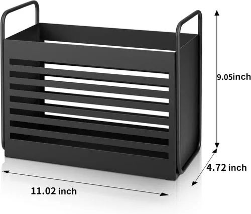 Miniatura 8 de Estante para revistas, archivador de revistas, organizador de correo, organizador de carpetas para revistas, libros, periódicos, tabletas