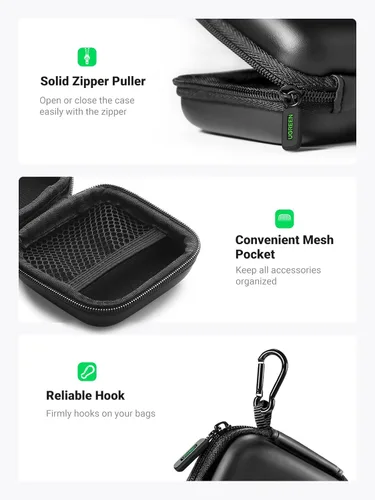 Miniatura 3 de UGREEN Paquete de estuche para auriculares con estuche de viaje