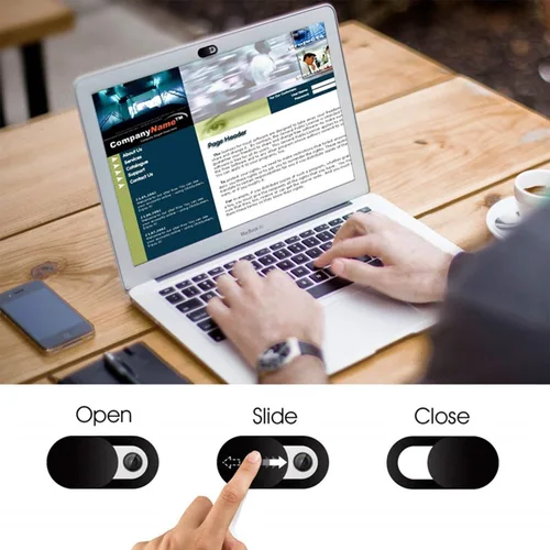 Miniatura 4 de Cubierta deslizante para cámara web (6 unidades), cubierta de cámara ultradelgada para cámara, cubierta de privacidad para laptop, teléfono celular