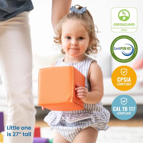Miniatura 6 de ECR4Kids Softzone - Bloques blandos para niños (12 piezas)