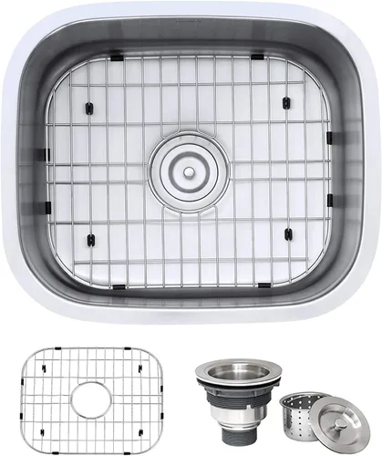 Fregadero para cocina, Ruvati Parma, montaje bajo encimera, calibre 16, RVM4131 Acero inoxidable