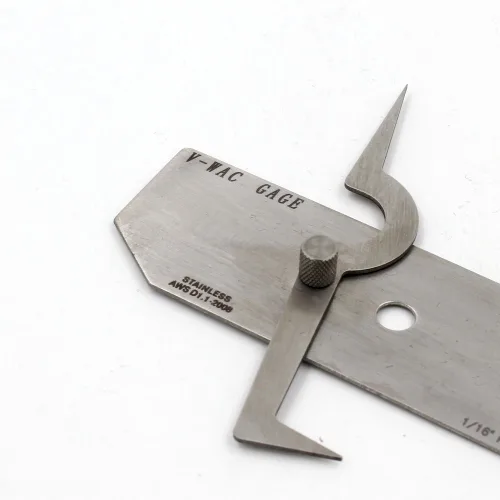 Miniatura 4 de Soldadura V-Wac Gage Soldadura estándar Borde de morder Bajo corte Calibre Soldador inspección regla
