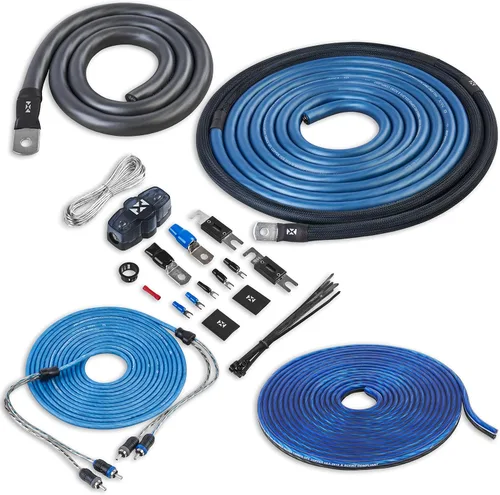 Miniatura 7 de NVX Kit de cableado de amplificador dual 1/0 calibre 1/0 AWG 100% OFC sin cable RCA - XAPK1D