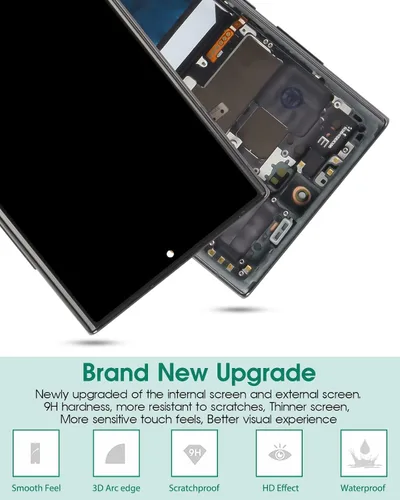 Miniatura 2 de OLED para Galaxy S22 Ultra 5G Reemplazo de pantalla para Samsung Galaxy S22 Ultra 5G LCD para Samsung S22 Ultra 5G Pantalla Digitalizador Pantalla