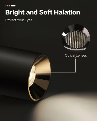Miniatura 5 de OKELI Lámpara de Techo LED Moderna de Montaje al Ras COB 20W 4000K Luces de Techo Cilíndricas, Lámparas de Iluminación Regulables para Pasillo