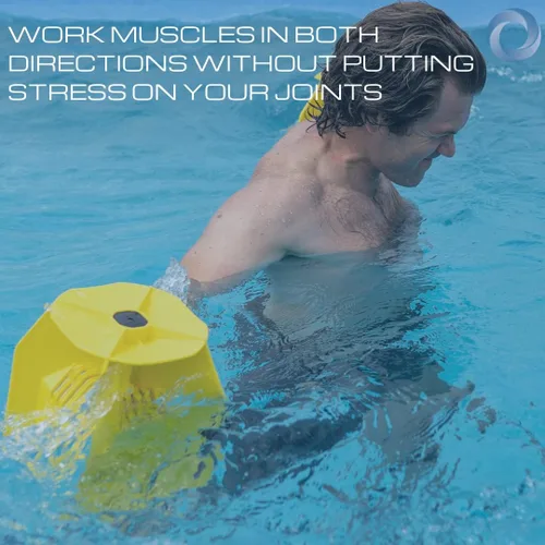 Miniatura 3 de Aquastrength Hydro-Tone - Sistema de ejercicio para piscina de cuerpo total Pesas de agua funcionales isocinéticas Construye músculo, fácil