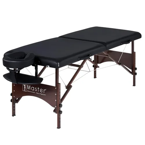 Master Massage Standard Argo - Mesa de masaje portátil, 1 unidad (paquete de 1), color negro