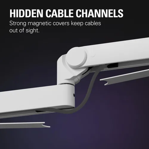 Miniatura 7 de Elgato Wave Mic Arm Pro - Brazo de micrófono de resorte de gas de perfil bajo giratorio 360°, funciona con micrófonos/Shure SM7B/HyperX