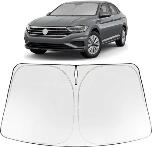 Miniatura 75 de Proadsy Parasol para parabrisas actualizado 2025, ajuste personalizado Dodge RAM 1500 2Dr 2019-2024 2025, 4 capas, plegable, protector de parasol