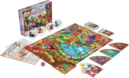 Miniatura 2 de My First Magic School - Juego de mesa para niños de 5 años en adelante, aprende nuevas habilidades mientras lanzas hechizos y carreras por
