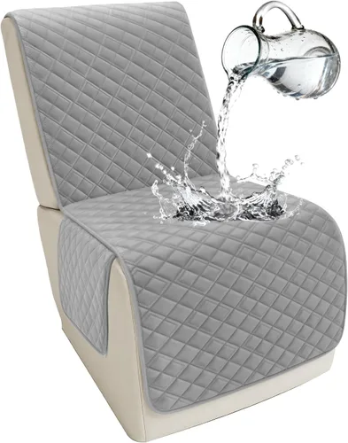 Miniatura 69 de Arfntevss Fundas para sofá seccional reclinable para sofá seccional en forma de L, funda antideslizante lavable para sofá reclinable con forma de L