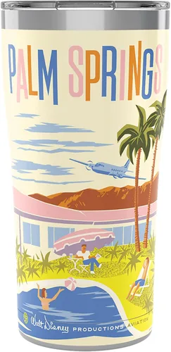 Miniatura 11 de Tervis Disney Mickey Mouse One : Walt's Plane - Póster de viaje de Nueva Orleans, vaso aislado de triple pared mantiene las bebidas frías