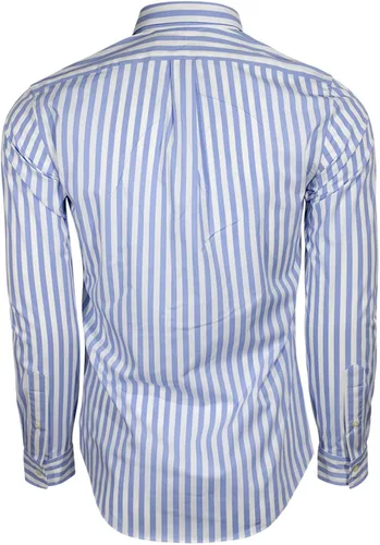Miniatura 2 de Polo Ralph Lauren Camisa Oxford Performance con botones de ajuste clásico para hombre Rayas azulesblancas Navy Pony M