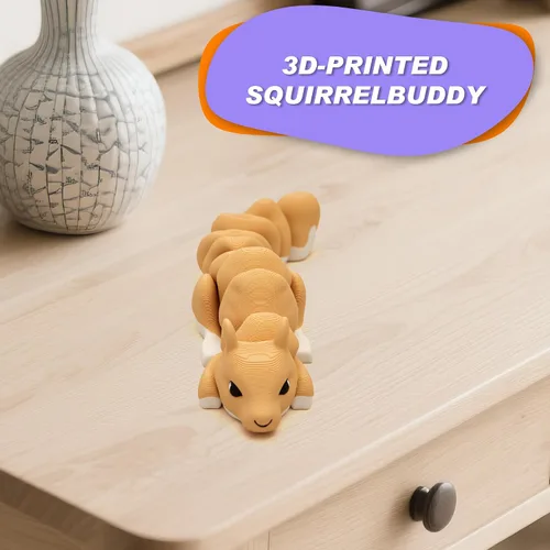 Miniatura 72 de Yipintang Criaturas Impresas en 3D Animales Flexibles - Juego de Animales Fidget de 7 Pulgadas para Decoración de Estantes (Pareja de León Adulto)