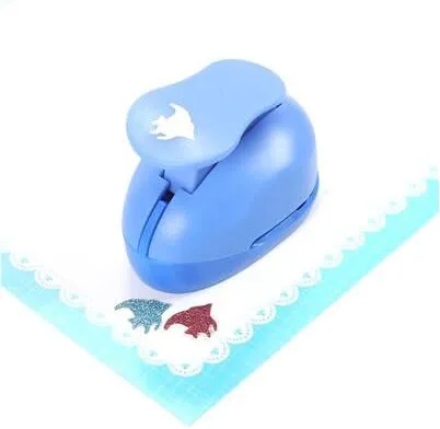 Miniatura 12 de Fascola Perforadora de papel de 5/8 pulgadas, para álbumes de recortes, grabado, corte de niños, perforadora hecha a mano (mariposa 1)