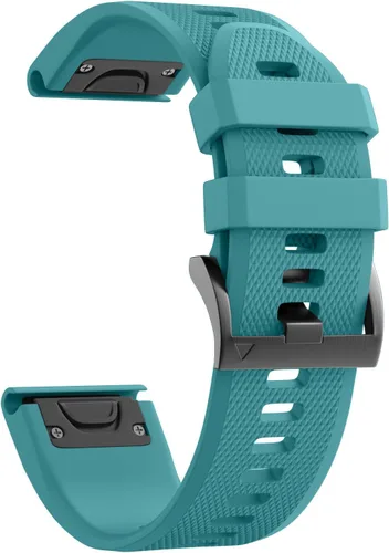 Miniatura 20 de NotoCity Correa Compatible para Reloj Fenix 5X de 26mm de Ancho de Silicona Suave para Fenix 8 51mm/Fenix 6X/Fenix 7X/Fenix 5X Plus/Fenix 6X Gris