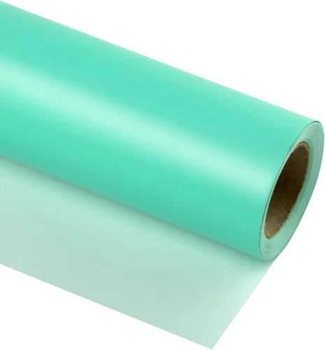 Miniatura 16 de RUSPEPA Papel de regalo negro de color sólido, mini rollo, para bodas, cumpleaños, fiestas, felicitaciones y vacaciones, 17 pulgadas x 32.8 pies