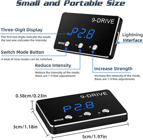 Miniatura 4 de Controlador de respuesta del acelerador, 9 modos de conducción, acelerador de pedal electrónico inteligente compatible con Chevrolet Silverado