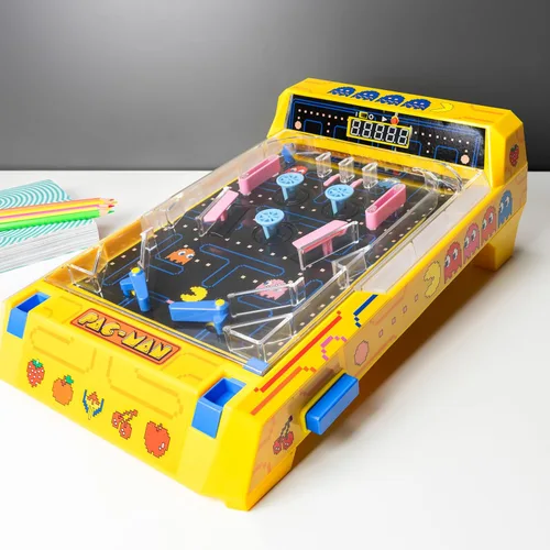 Miniatura 2 de Juego de mesa de pinball arcade electrónico edición Pac-Man de Merchant Ambassador Amarillo