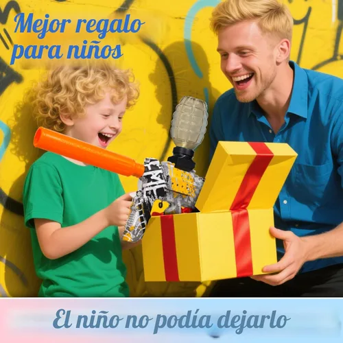 Miniatura 5 de Pistola eléctrica de bolas de gel, juguetes automáticos para actividades al aire libre, juego de equipo, lanzador de gel para niños, diseño