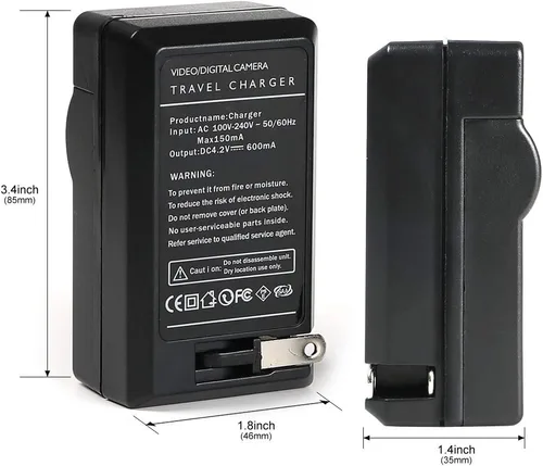 Miniatura 5 de Cargador de batería BP-727 para Canon BP-709, BP-718, BP-745, Vixia HF R300, M500, R30, M52, R32, R40, R42, R400, R700