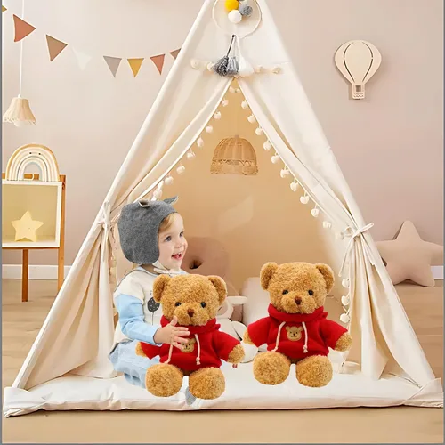Miniatura 5 de Oso de peluche animales de peluche suaves y lindos juguetes de peluche de 11.8 pulgadas