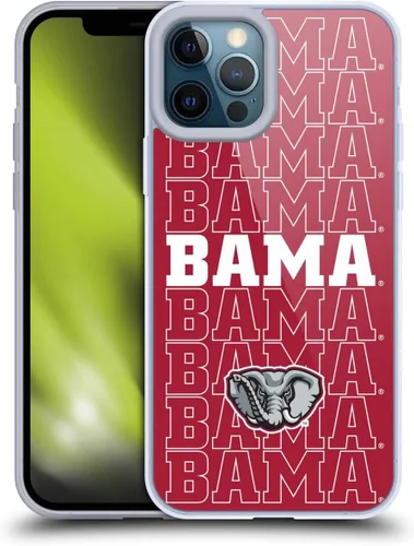 Miniatura 253 de Head Case Designs Funda de gel suave con licencia oficial de la Universidad de Alabama UA Collage compatible con Apple iPhone 13 Pro Max