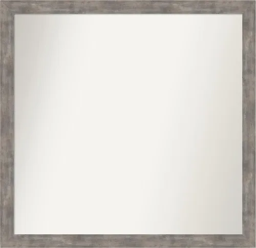 Miniatura 95 de Amanti Art Silver Bathroom Mirror for Over Sink, 24x49 Custom Made Marred Pewter Rectangle Vanity Mirror, Oversize Casual Wood Frame, Hangs Estaño