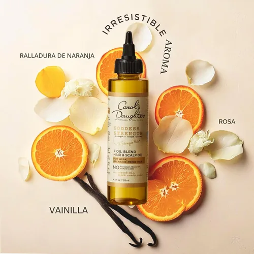 Miniatura 7 de Carol's Daughter Goddess Strength 7 Oil Blend - Mezcla de aceite para cuero cabelludo y cabello para ondas, espirales y rizos, tratamiento capilar