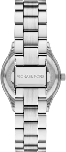 Miniatura 2 de Michael Kors Set de regalo de reloj de pulsera de acero inoxidable de tres manecillas Slim Runway para mujer (Modelo: MK7563SET)