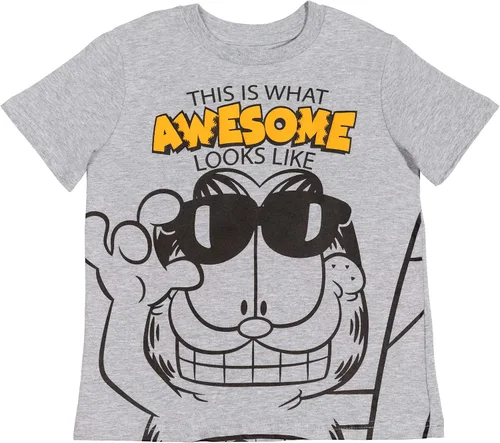 Miniatura 4 de Garfield 3 Pack Camiseta Manga Corta Naranja Rojo Gris