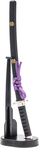 Wablade Abrecartas Katana con soporte de 8.27 pulgadas, abrelatas de correo samurái japonés, fabricado en Seki Japón, decoración de escritorio mini