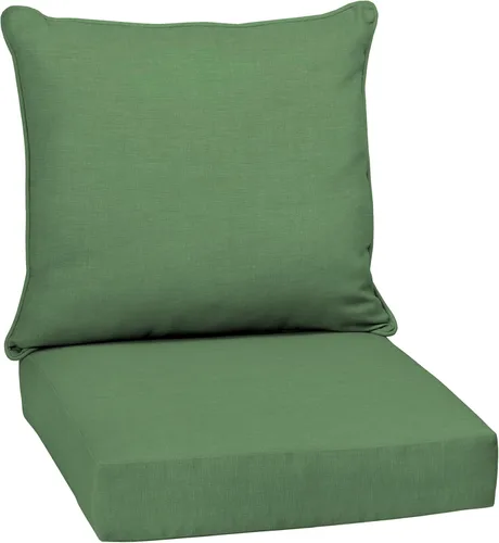 Miniatura 172 de Arden Outdoor Deep Seat Cushion Set, 24 x 24 pulgadas, Cojín para exteriores resistente al clima, a la lluvia y a la decoloración para silla, sofá