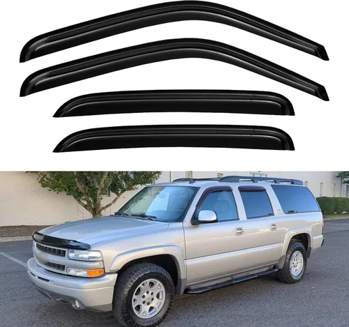 Miniatura 17 de Visores para ventanas y protectores contra la lluvia para Ford F150 de cabina estándar 1980-1996, Deflectores de viento y protectores para ventanas