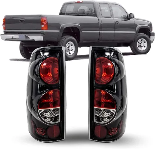 Winjet Luces Traseras Para Chevy Chevrolet Silverado 1999 2000 2001 2002 2003 2004 2005 2006 1500/2500/3500 GMC Sierra 1999-2003 Conjunto de Luces