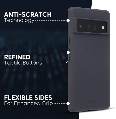 Miniatura 5 de Case-Mate - Paquete de protección - Funda para teléfono y protector de pantalla para Google Pixel 6a - Negro