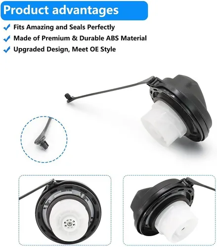 Miniatura 5 de Car Fuel Tank Caps for Hyundai Tucson 2005-2019 31010-3L600 310103L600,Gas Petrol Filler Tank Cover ABS Petrol Cap Fuel Cap Replacement Tight