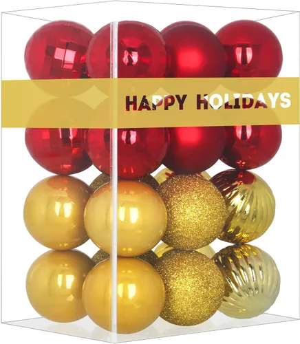 Miniatura 118 de Bolas de Navidad Grandes de 3.2" en Azul Bebé - Adornos para Árbol de Navidad, Bolas Colgantes Inastillables para Cumpleaños, Halloween, Boda