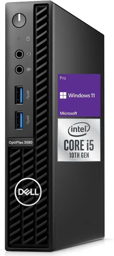 Miniatura 2 de Dell OptiPlex 3080 Micro PC Intel Core i5-10500T 16 GB de RAM SSD de 512 GB Windows 11 Pro Wi-Fi+ BT Mini computadora de escritorio